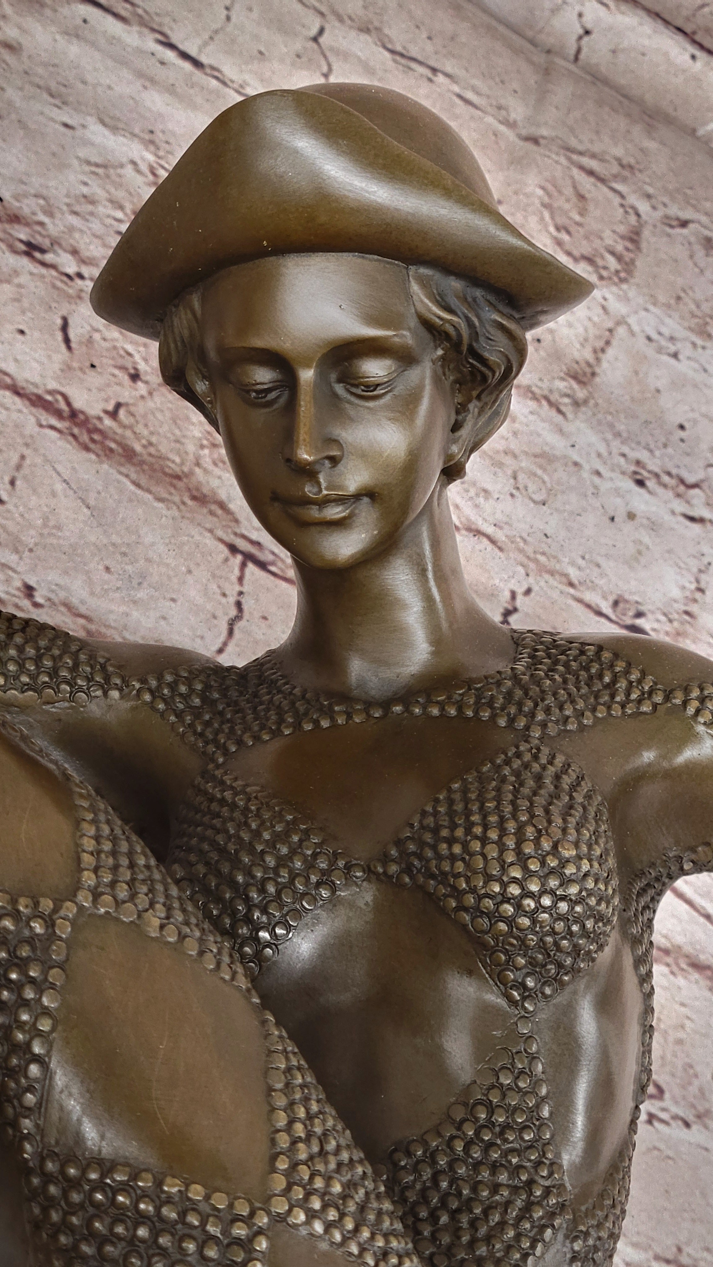 Dimitri Chiparus Art Deco Bronze Sculpture Female Dancer Balancing