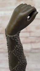 Dimitri Chiparus Art Deco Bronze Sculpture Female Dancer Balancing