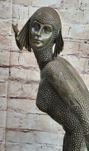 Chiparus Art Deco Russian Ballet Dancer Ballerina Bronze on Marble