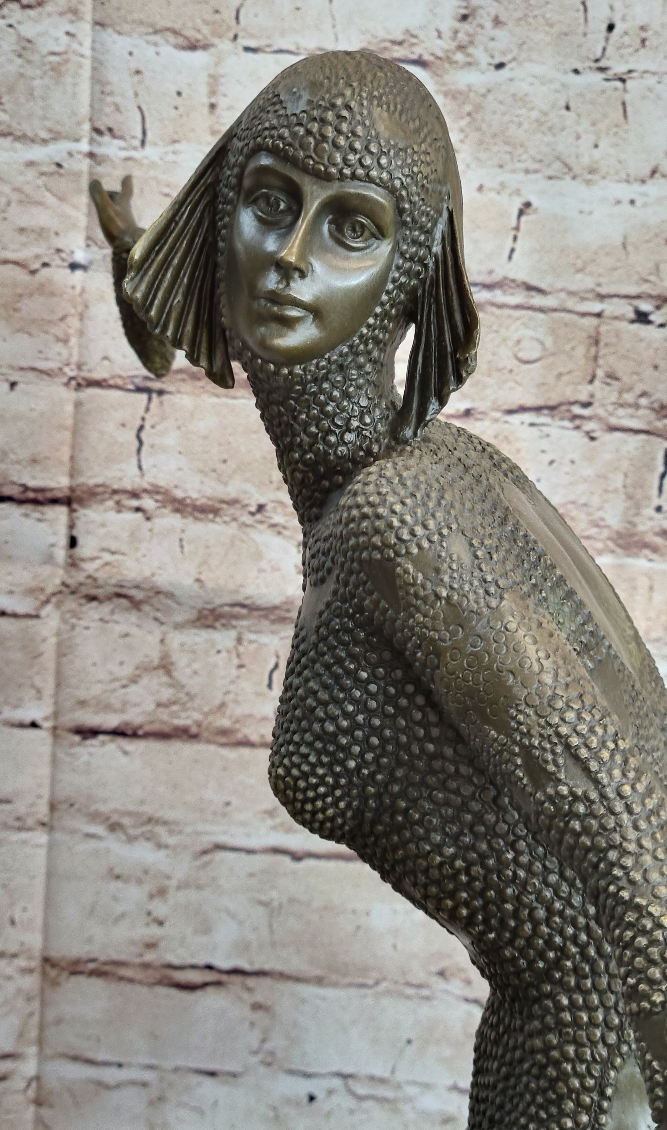 Chiparus Art Deco Russian Ballet Dancer Ballerina Bronze on Marble