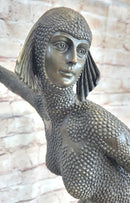 Chiparus Art Deco Russian Ballet Dancer Ballerina Bronze on Marble