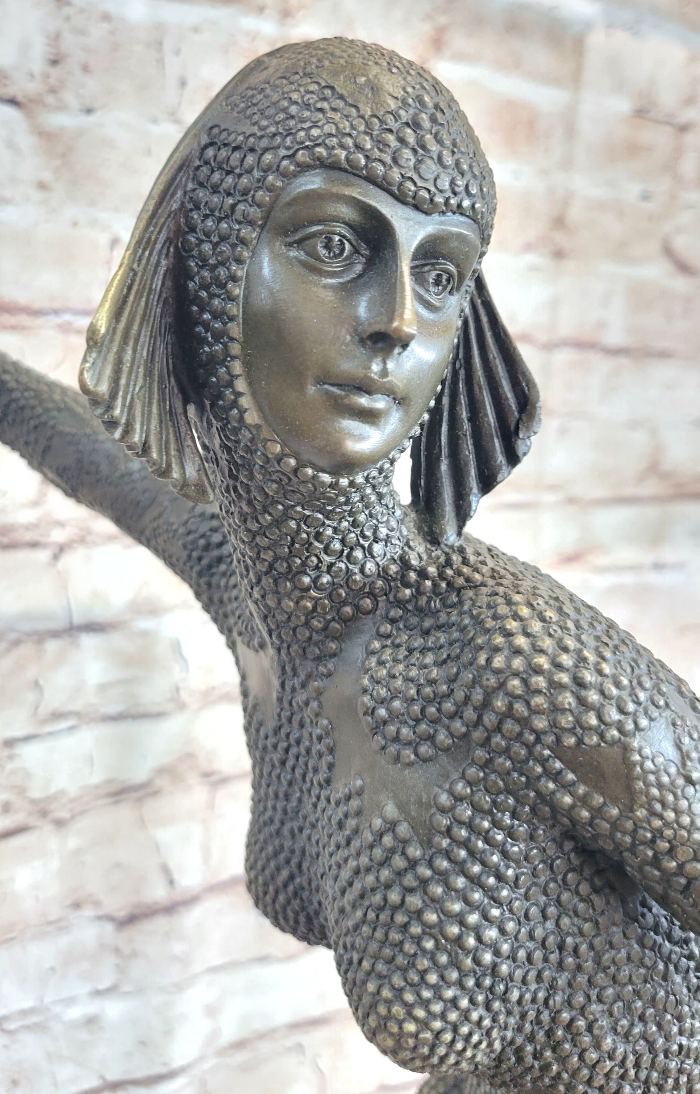 Chiparus Art Deco Russian Ballet Dancer Ballerina Bronze on Marble