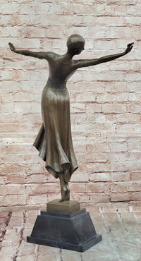 SIGNED BRONZE ART NOUVEAU DECO CHIPARUS STATUE FIGURINE SCULPTURE ART FIGURE