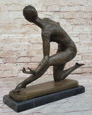 Dimitri Chiparus Art Deco Dancer Girl Bronze Sculpture
