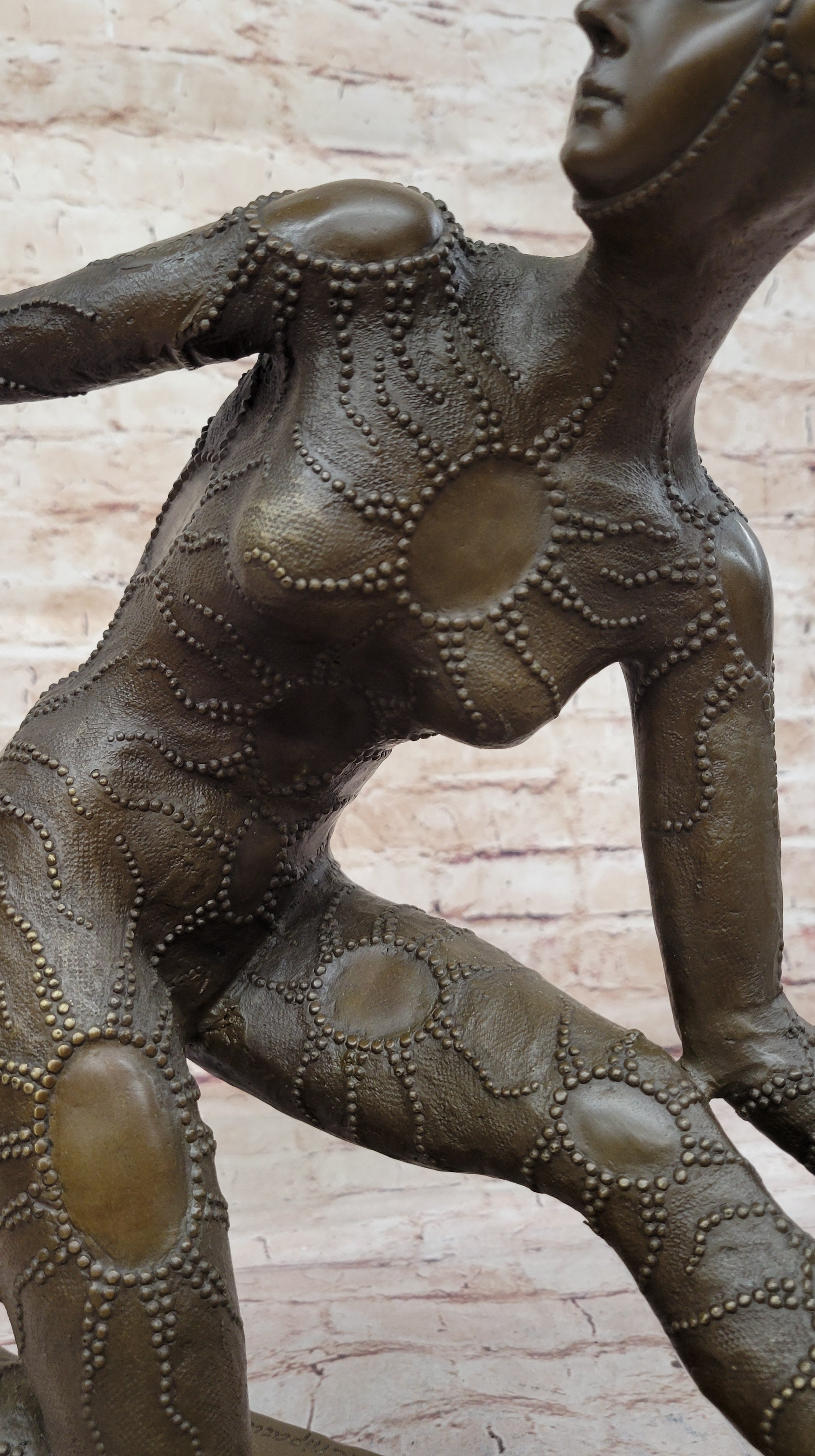 Dimitri Chiparus Art Deco Dancer Girl Bronze Sculpture