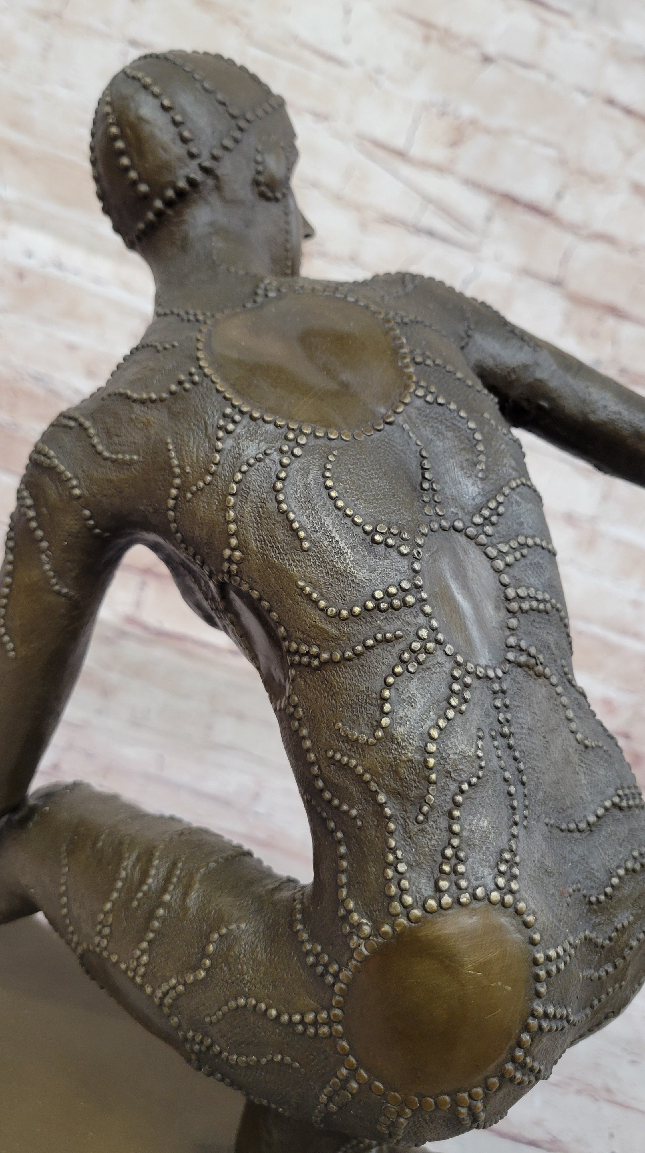 Dimitri Chiparus Art Deco Dancer Girl Bronze Sculpture