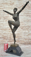 Chiparus Art Deco Starfish Dancer Girl on Marble Base