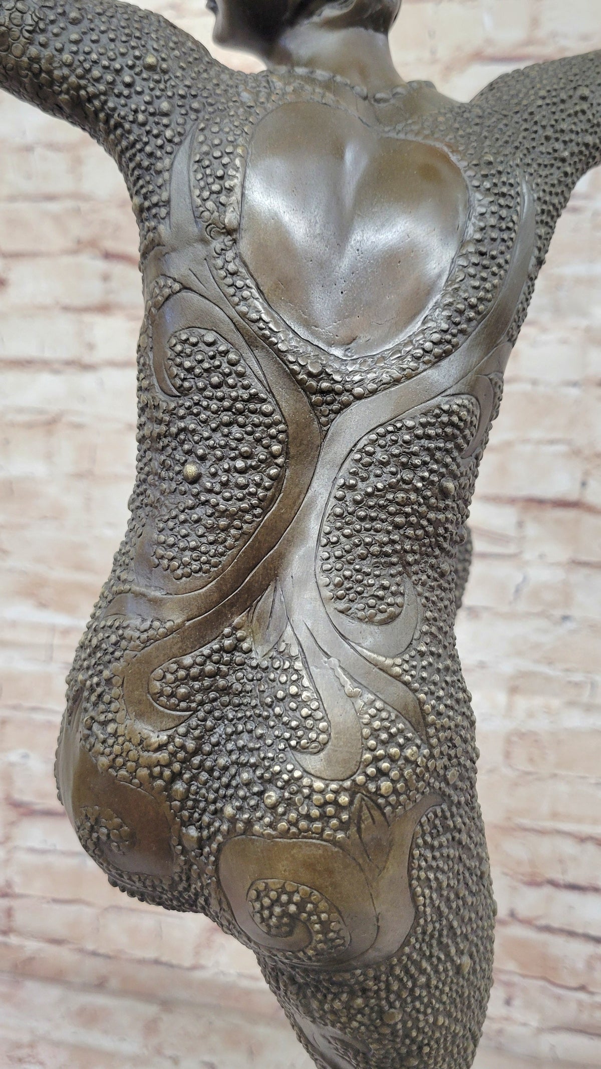 Chiparus Art Deco Starfish Dancer Girl on Marble Base