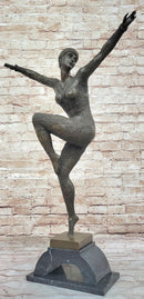 Chiparus Art Deco Starfish Dancer Girl on Marble Base