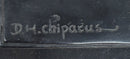 Chiparus Dancer in Long Skirt - Gold Patina Bronze