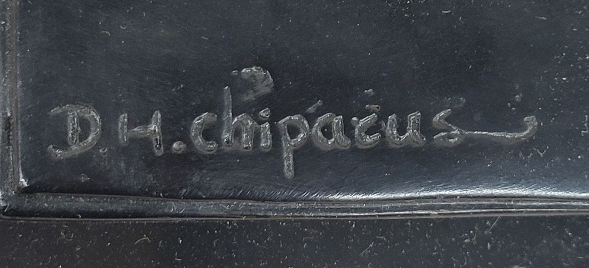 Chiparus Dancer in Long Skirt - Gold Patina Bronze