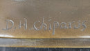 VINTAGE SIGNED KAMONA BY D.H DIMITRUS BRONZE STATUE ANTIQUE REPRODUCTION FIGURE