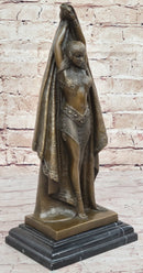 Art Deco Russian Dancer Bronze Demetre Chiparus Sculpture 14" x 6"