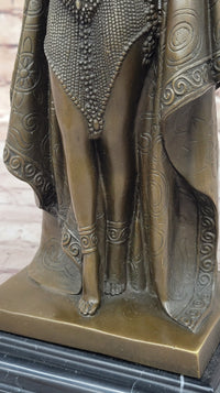 Art Deco Russian Dancer Bronze Demetre Chiparus Sculpture 14" x 6"