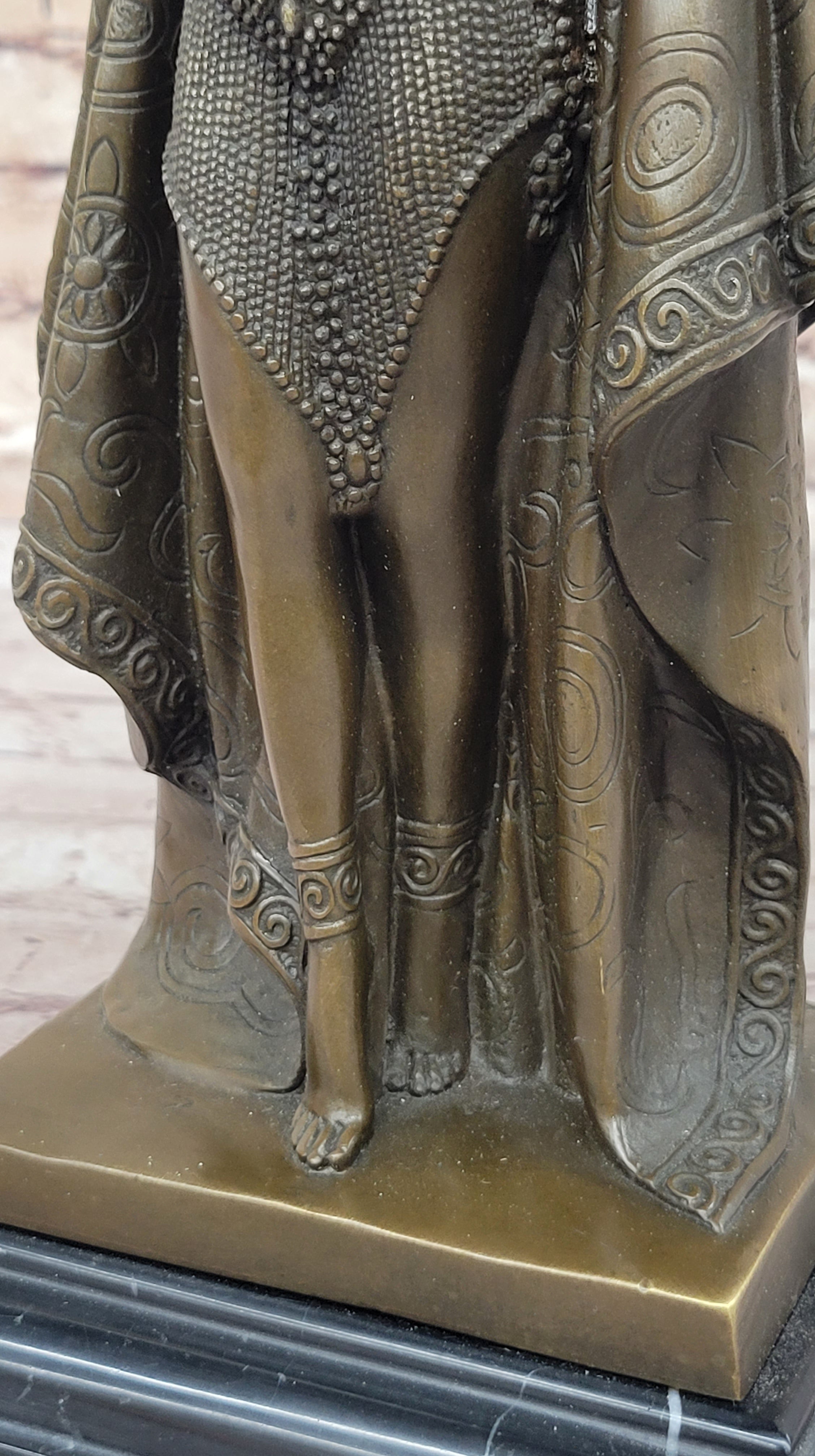 Art Deco Russian Dancer Bronze Demetre Chiparus Sculpture 14" x 6"