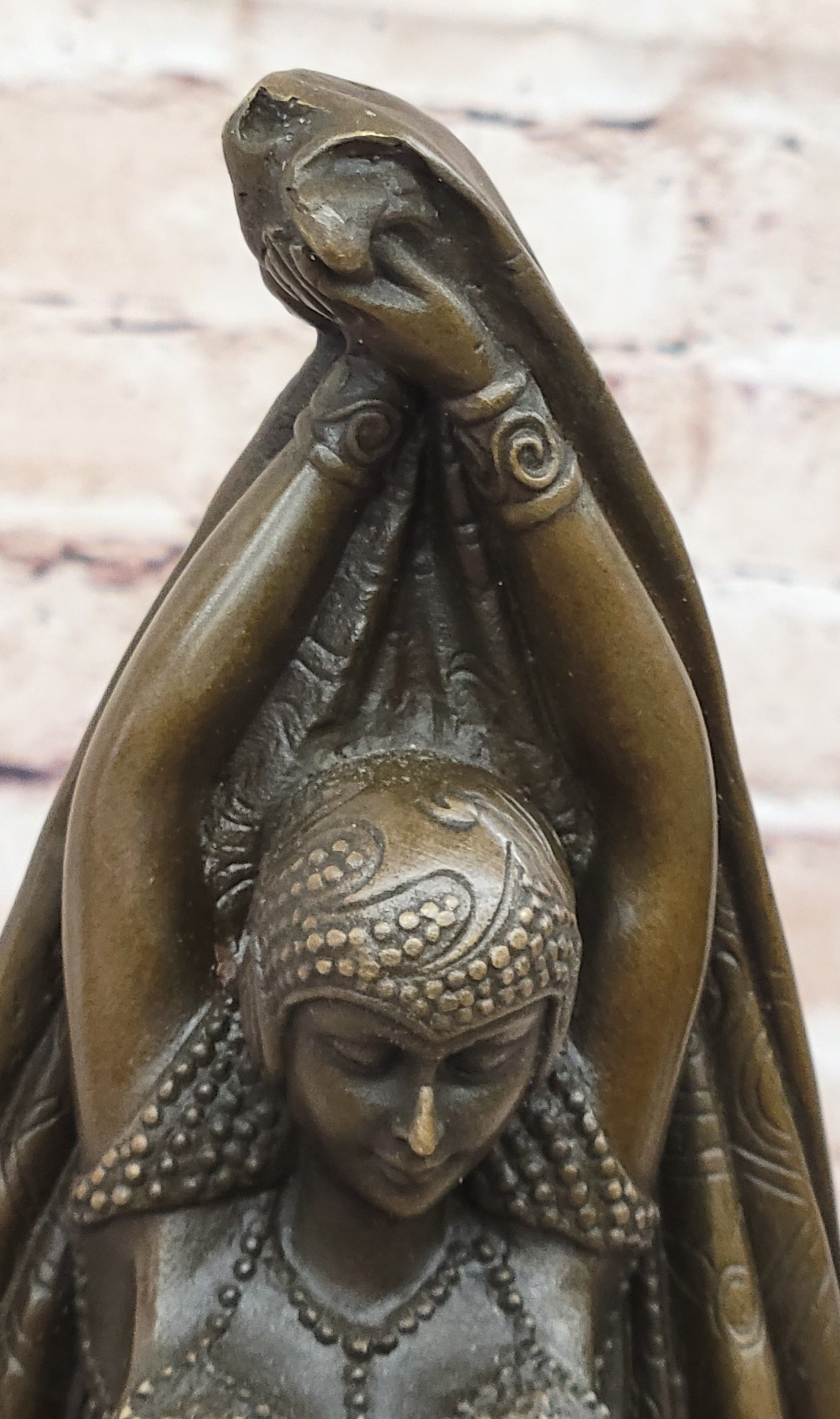 Art Deco Russian Dancer Bronze Demetre Chiparus Sculpture 14" x 6"