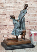 APOLOGY, AFTER CHIPARUS GENUINE BRONZE SCULPTURE STATUE, SIGNED SPECIAL PATINA CLASSIC ARTWORK