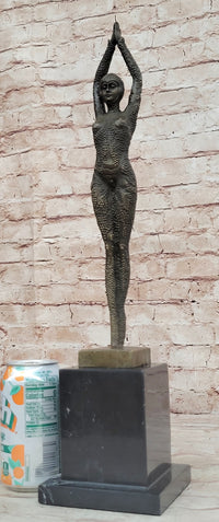 Signed Bronze Art Nouveau Deco Chiparus Sculpture