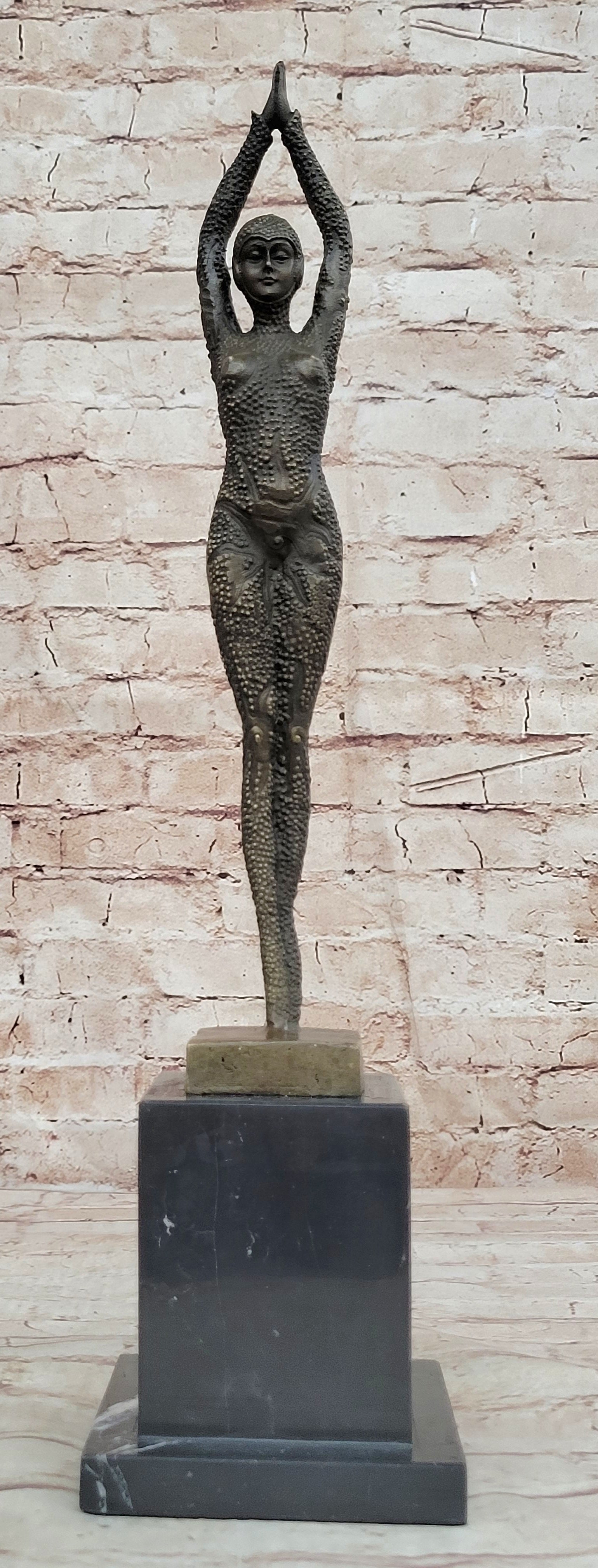 Signed Bronze Art Nouveau Deco Chiparus Sculpture
