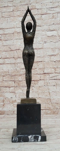Signed Bronze Art Nouveau Deco Chiparus Sculpture