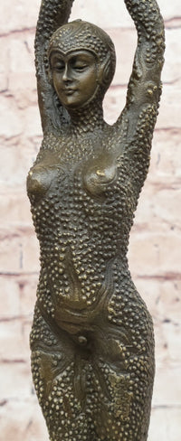 Signed Bronze Art Nouveau Deco Chiparus Sculpture
