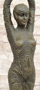 Signed Bronze Art Nouveau Deco Chiparus Sculpture