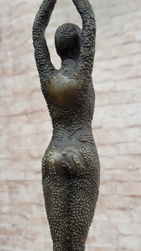 Signed Bronze Art Nouveau Deco Chiparus Sculpture