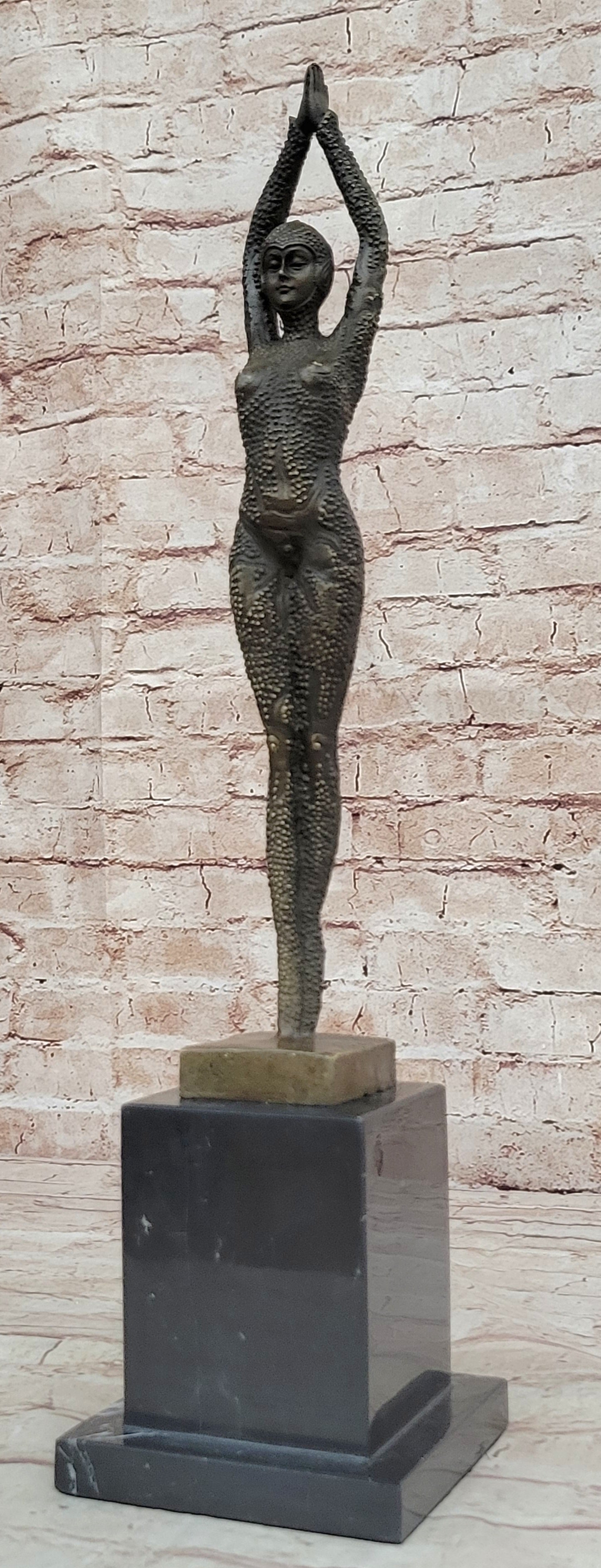 Signed Bronze Art Nouveau Deco Chiparus Sculpture