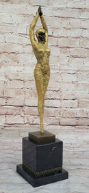 Art Deco Bronze Chiparus Starfish Dancer 19" x 5"