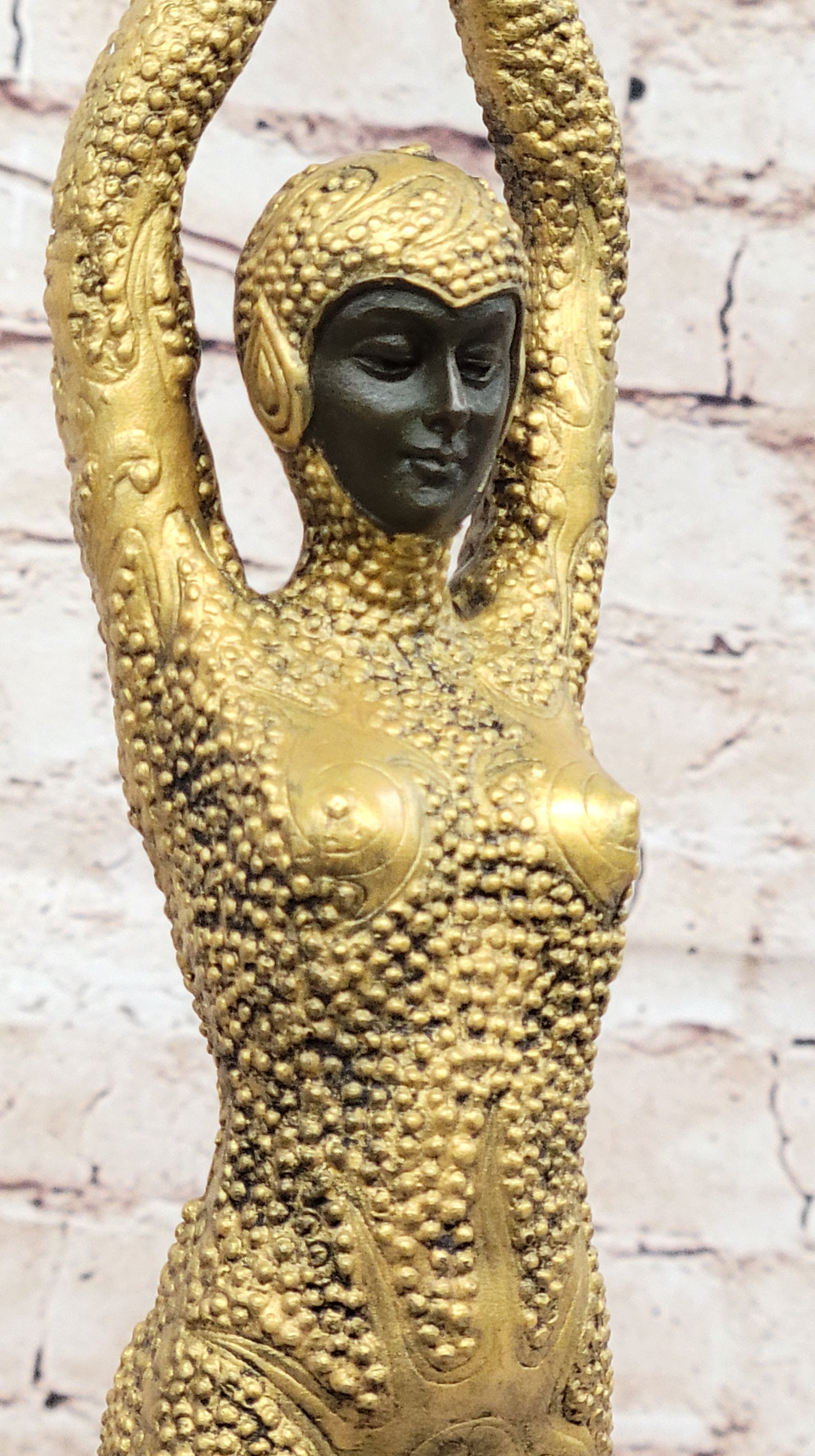 Art Deco Bronze Chiparus Starfish Dancer 19" x 5"