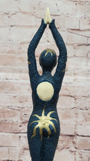 Abstract Art Deco Bronze Figure by Chiparus with Gold Accents