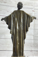 Semi Nude Woman Awakening Arms Outstretched Sexy Bronze Sculpture