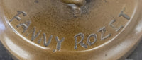 Hot Cast Bronze Art Deco Topless Ribbon Dancer by Rozet