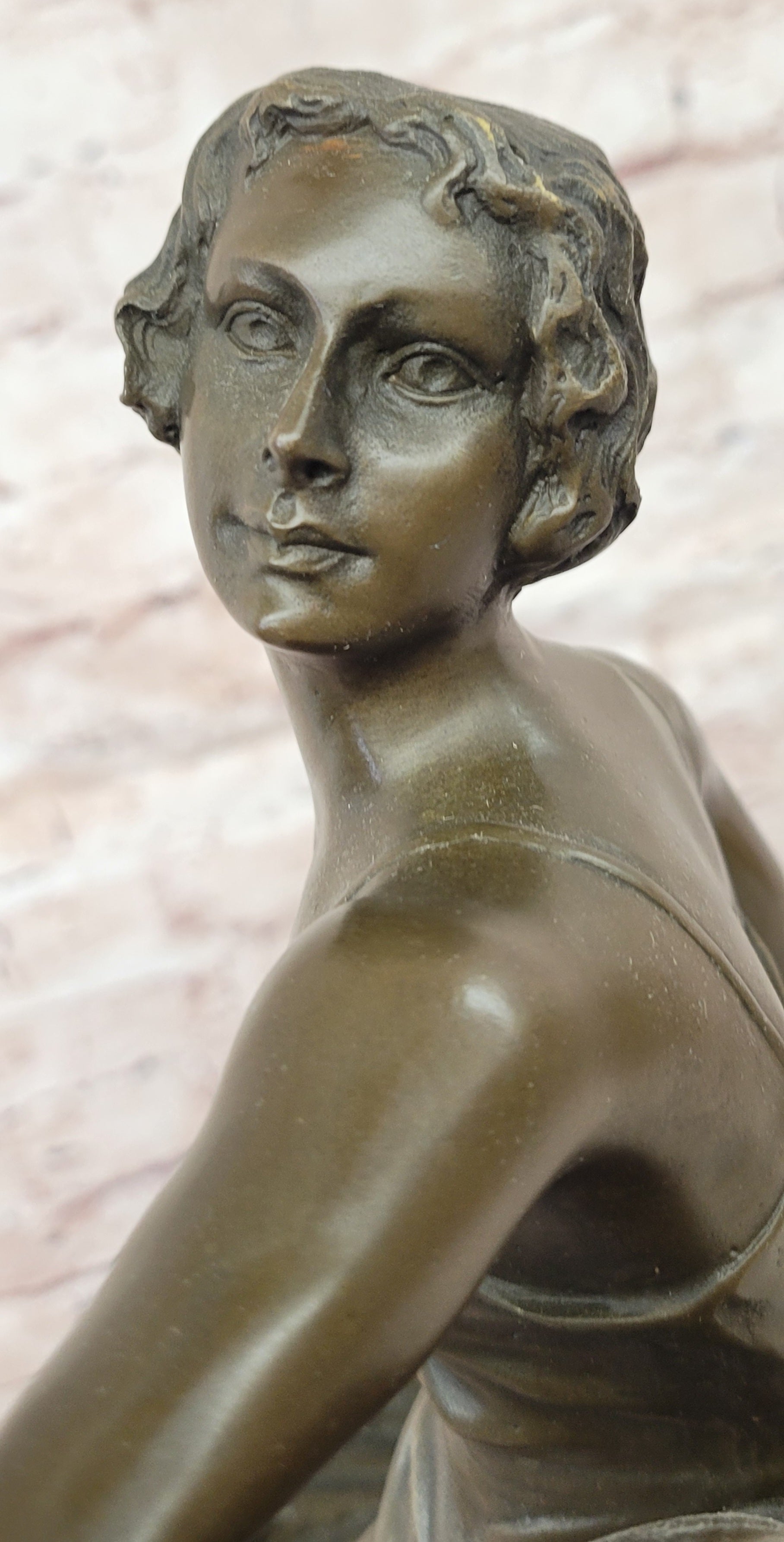 Ballet Dancer Bronze Statue Female Sculpture Home Decor by Bruno Zach