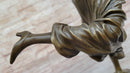 Female Figure in High Heels & Dress - Art Deco Bronze by Colinet
