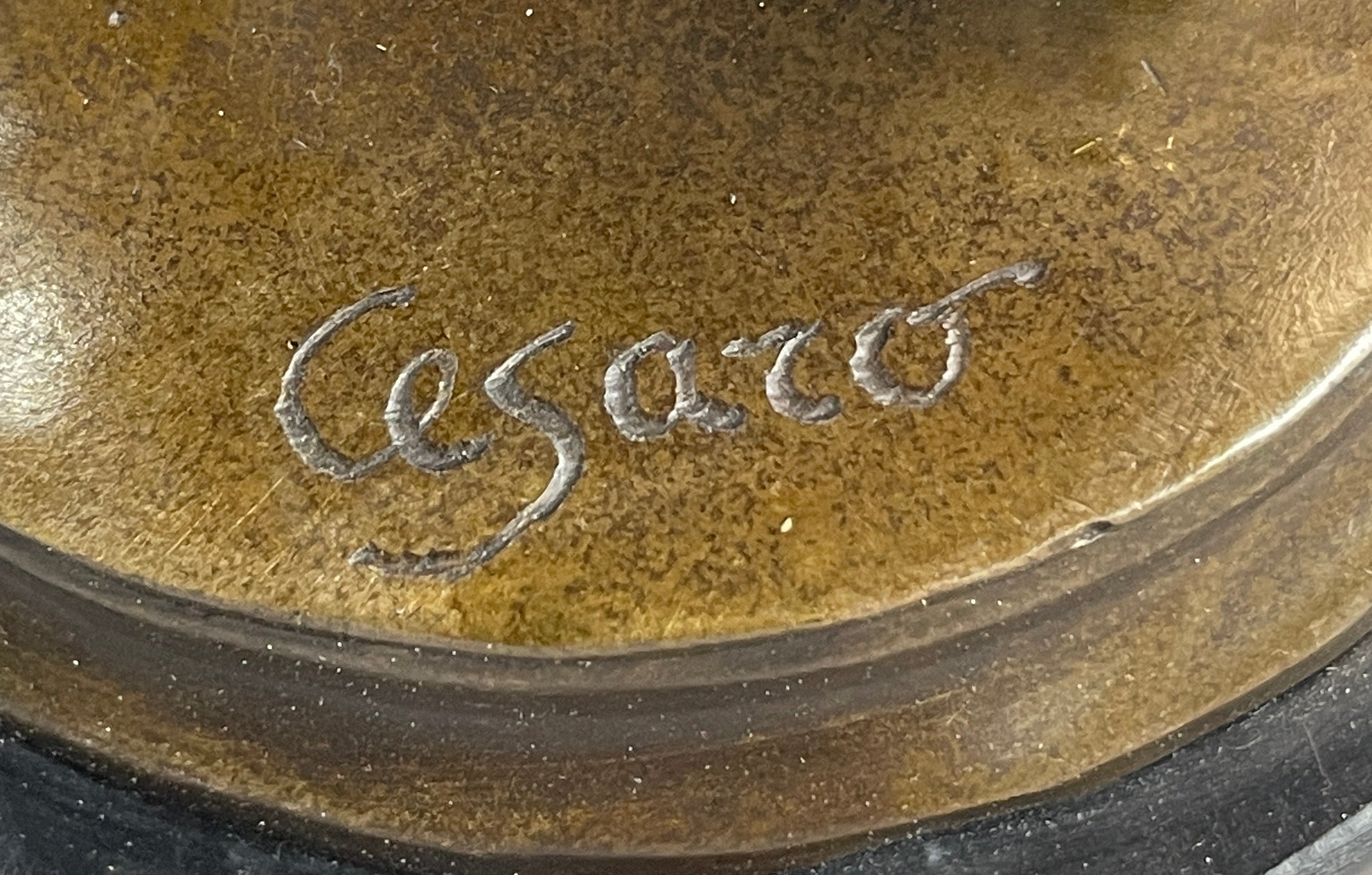 Wolfgang Amadeus Mozart Bronze Sculpture on Marble Base