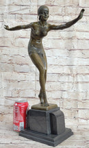 Phoenician Dancer Art Deco Bronze Sculpture by D.H. Chiparus 19" x 14"