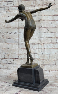 Phoenician Dancer Art Deco Bronze Sculpture by D.H. Chiparus 19" x 14"