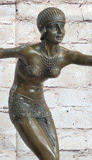 Phoenician Dancer Art Deco Bronze Sculpture by D.H. Chiparus 19" x 14"