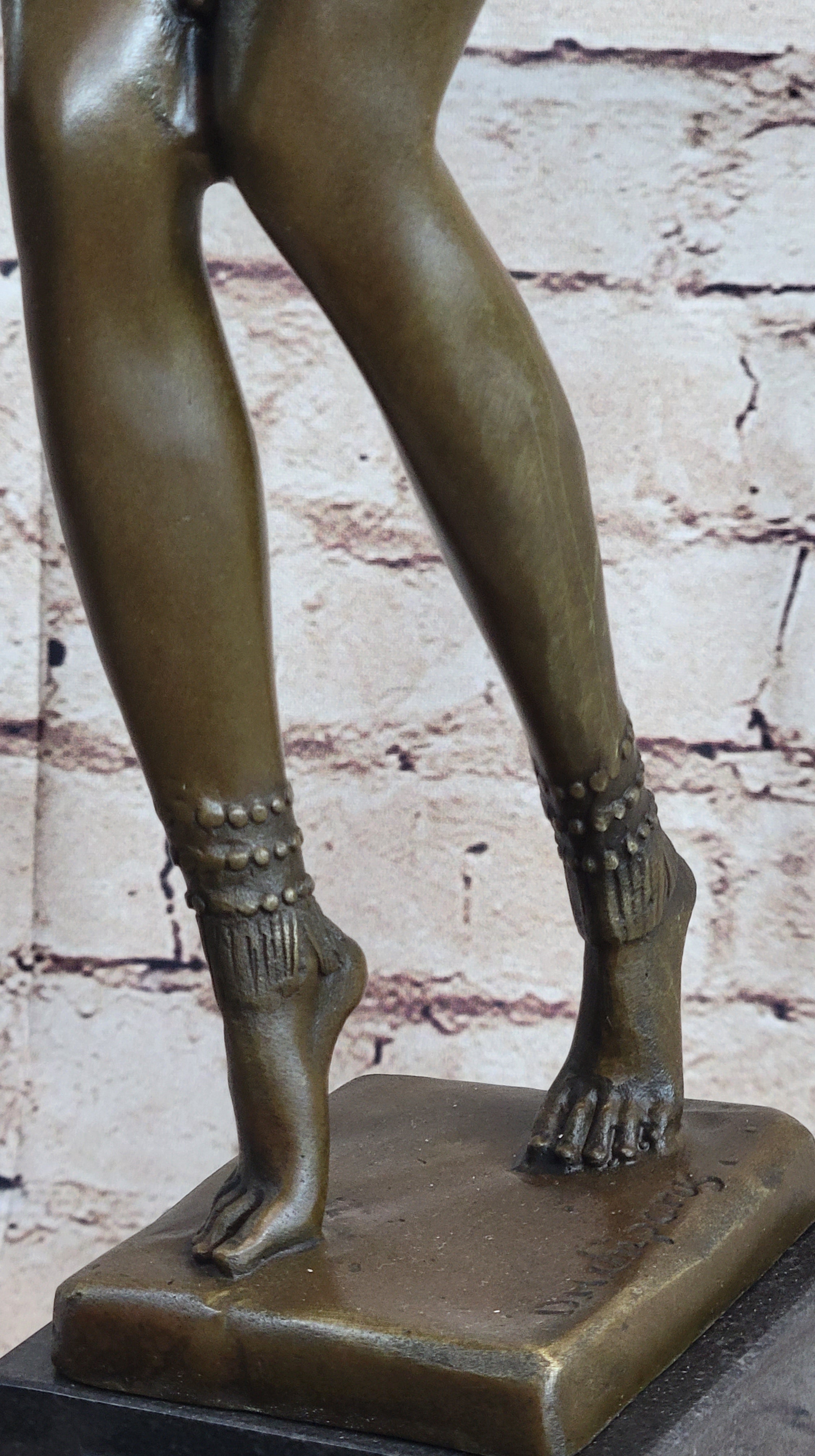 Phoenician Dancer Art Deco Bronze Sculpture by D.H. Chiparus 19" x 14"