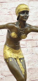 Chiparus Step Foot Dancer Bronze Sculpture Embodies the Grace of the Art Deco Era