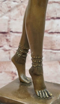 Chiparus Step Foot Dancer Bronze Sculpture Embodies the Grace of the Art Deco Era