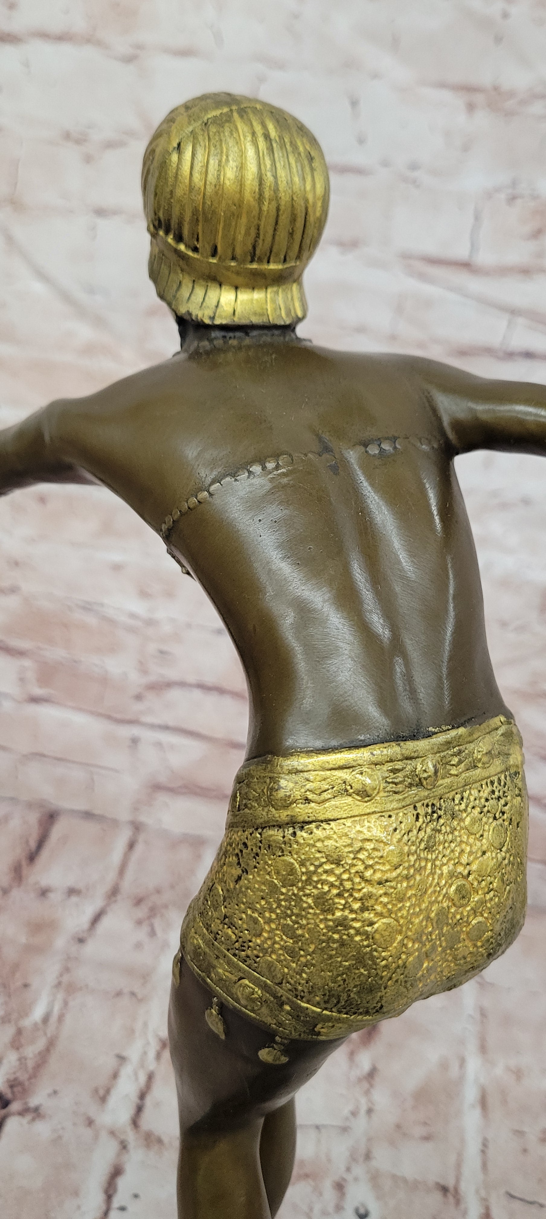Chiparus Step Foot Dancer Bronze Sculpture Embodies the Grace of the Art Deco Era