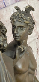 Hippolyte Alexandre Julien Moulin French Bronze Sculpture The Secret from Above
