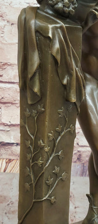 Hippolyte Alexandre Julien Moulin French Bronze Sculpture The Secret from Above