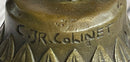 Nude Female Juggler Dancer - Art Deco Bronze Sculpture by Claire Colinet