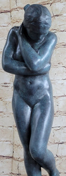 EVE by Auguste Rodin (1880) Bronze Sculpture Green Patina