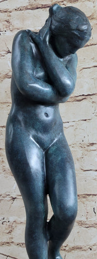 EVE by Auguste Rodin (1880) Bronze Sculpture Green Patina