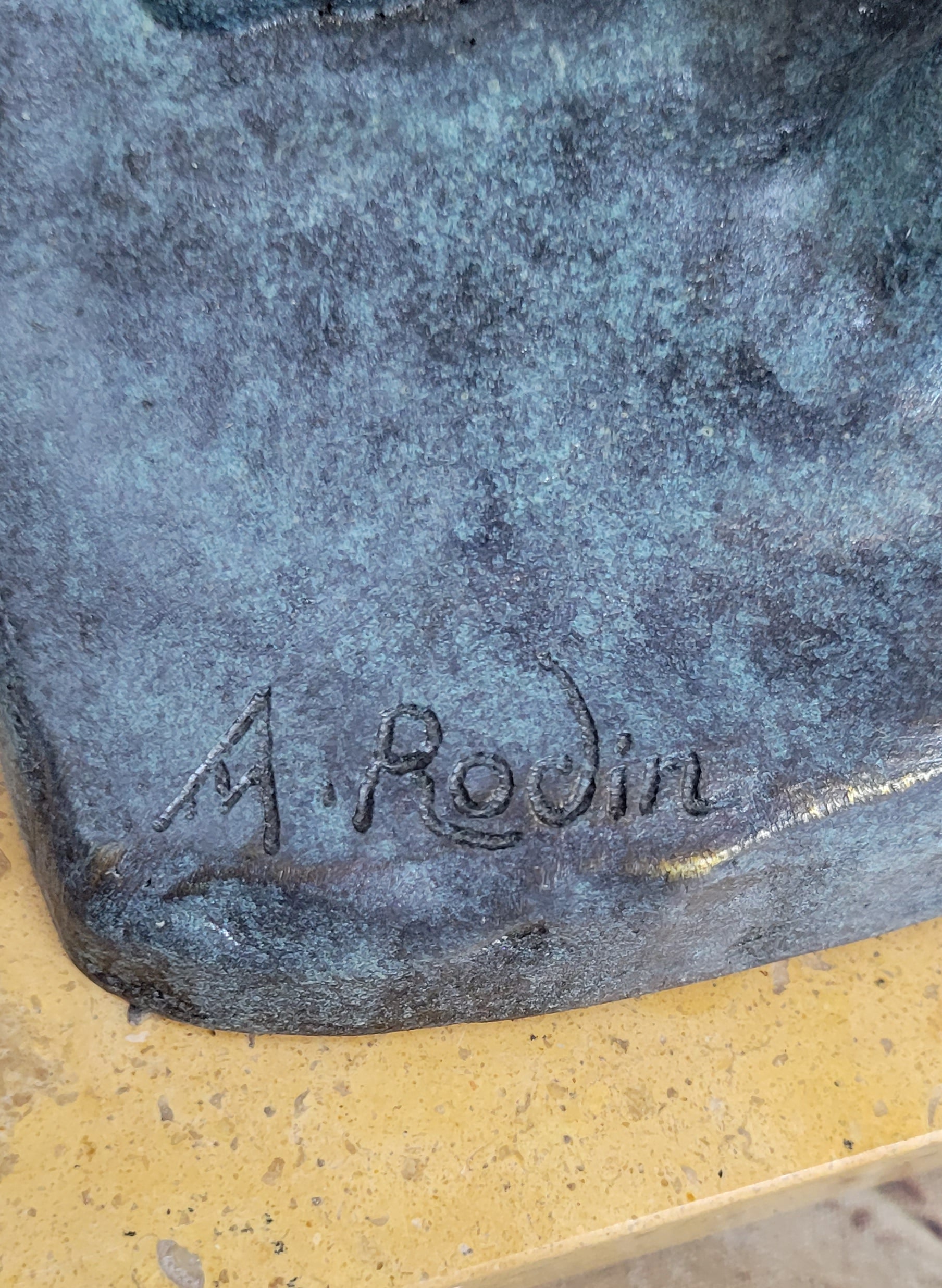 EVE by Auguste Rodin (1880) Bronze Sculpture Green Patina