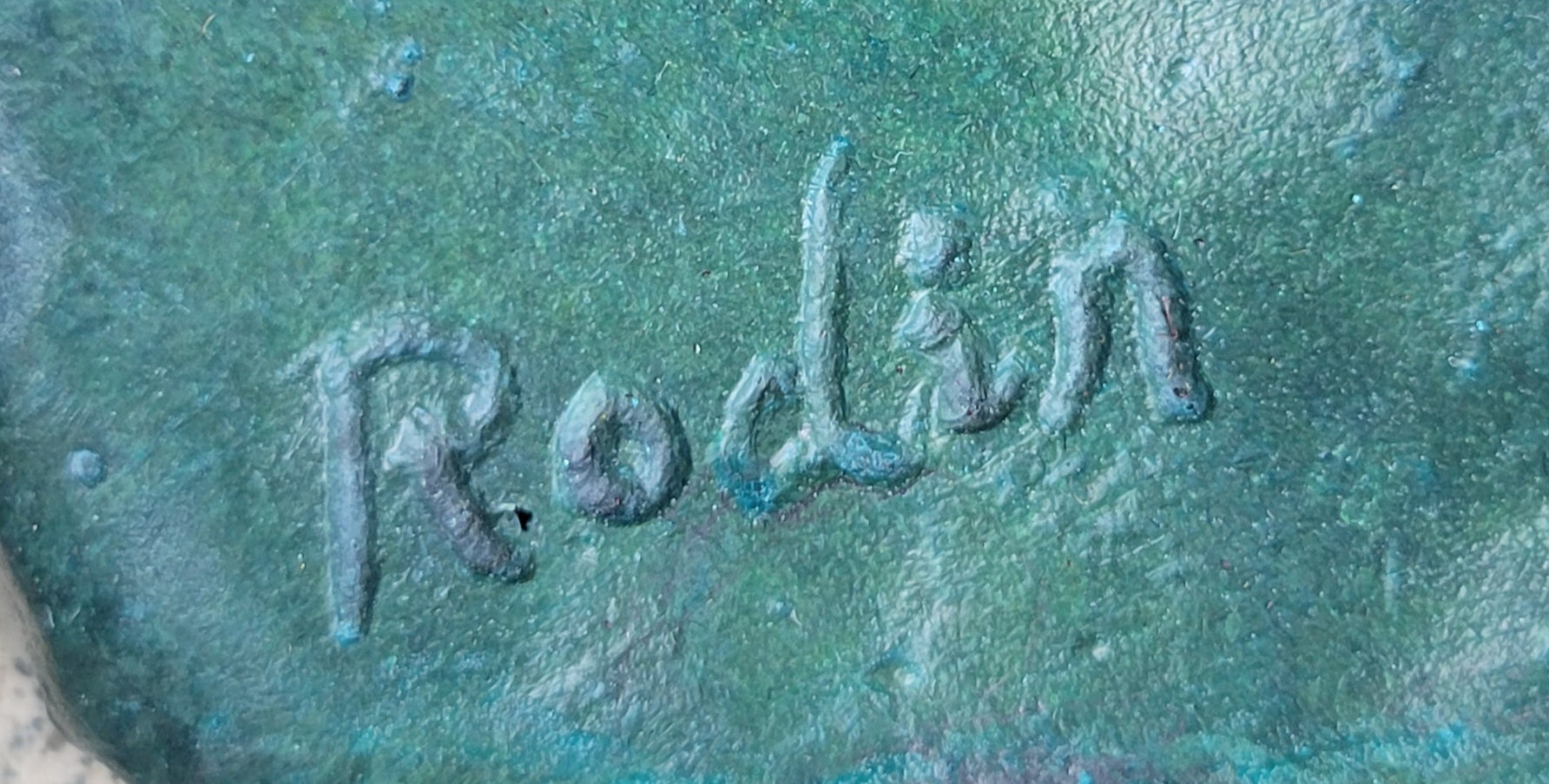 ADAM by Auguste Rodin - Bronze Sculpture with Green Patina